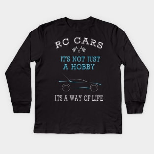 Radio Car Remote Controlled RC Car Kids Long Sleeve T-Shirt